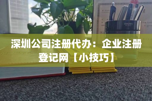 深圳公司注册代办：企业注册登记网【小技巧】