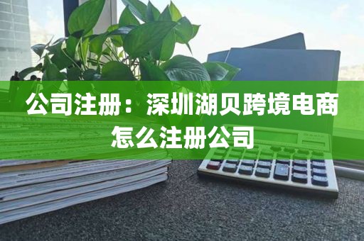 公司注册：深圳湖贝跨境电商怎么注册公司