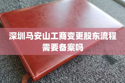 深圳马安山工商变更股东流程需要备案吗