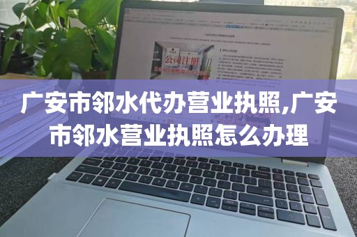 广安市邻水代办营业执照,广安市邻水营业执照怎么办理