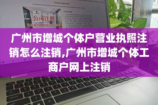 广州市增城个体户营业执照注销怎么注销,广州市增城个体工商户网上注销