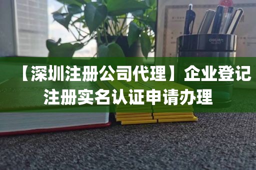【深圳注册公司代理】企业登记注册实名认证申请办理
